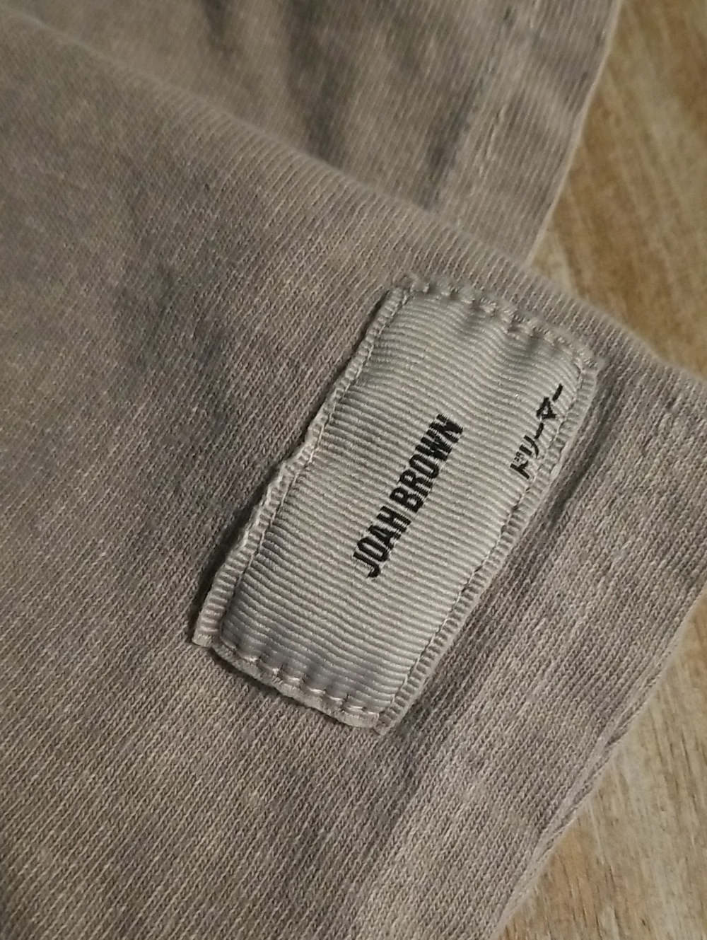 Joah Brown Taupe Cropped Tee - Picture 5 of 5